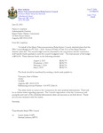 2023 TRS Council Annual Budget Request to PUC (Letter)