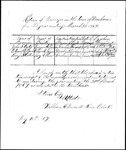 Return of Marriages in the town of Durham, for the year ending March 31, 1867