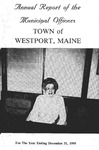 Town of Westport Island Annual Report 1999