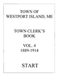 Town Clerk Record Book 1899-1914