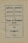 Town of Westport Island Annual Report 1926