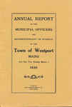 Town of Westport Island Annual Report 1930