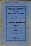 Town of Westport Island Annual Report 1934