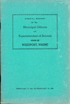 Town of Westport Island Annual Report 1952