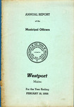 Town of Westport Island Annual Report 1956