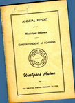 Town of Westport Island Annual Report 1958