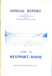 Town of Westport Island Annual Report 1974