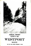 Town of Westport Island Annual Report 1980