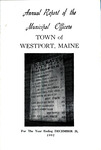 Town of Westport Island Annual Report 1992