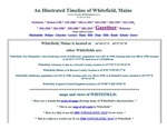A Whitefield, Maine timeline - Gazetteer by David Chase