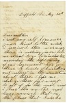 Letter from Lyman Wright to mother Maryanne Wright, May 10, 1862 by Lyman Wright
