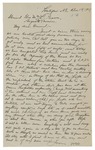 Letter to Brig. Gen. George McL. Presson from Captain William C. Goodwin regarding the setting up of a hospital