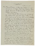 Letter to Brig. Gen. George McL. Presson from Gilbert M. Elliott regarding the work done in Halifax by Gilbert M. Elliott
