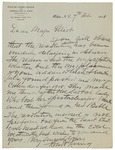 Letter to Major Gilbert M. Elliott from Robert Laing, President of the Halifax Ladies' College, regarding a resolution adopted by the Halifax Relief Committee by Robert Laing