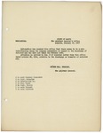 Memorandum regarding a misunderstanding among the commanding officers, January 15, 1917