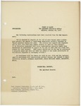 Memorandum regarding instructions received from the War Department, January 23, 1917