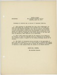 Memorandum regarding the rules for discharging soldiers with dependent families, April 20, 1917 by George McL. Presson