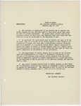 Memorandum regarding the appointment of a dental surgeon, May 31, 1917