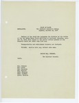 Memorandum regarding staff accompanying the Governor at the review of the 1st Maine Heavy Field Artillery, October 10, 1917 by George McL. Presson