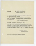 Memorandum related to the enlistment of married men, October 11, 1917