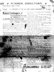 Summer Directory : York Harbor and Village; Season of 1902 by Old York Courant-Transcript